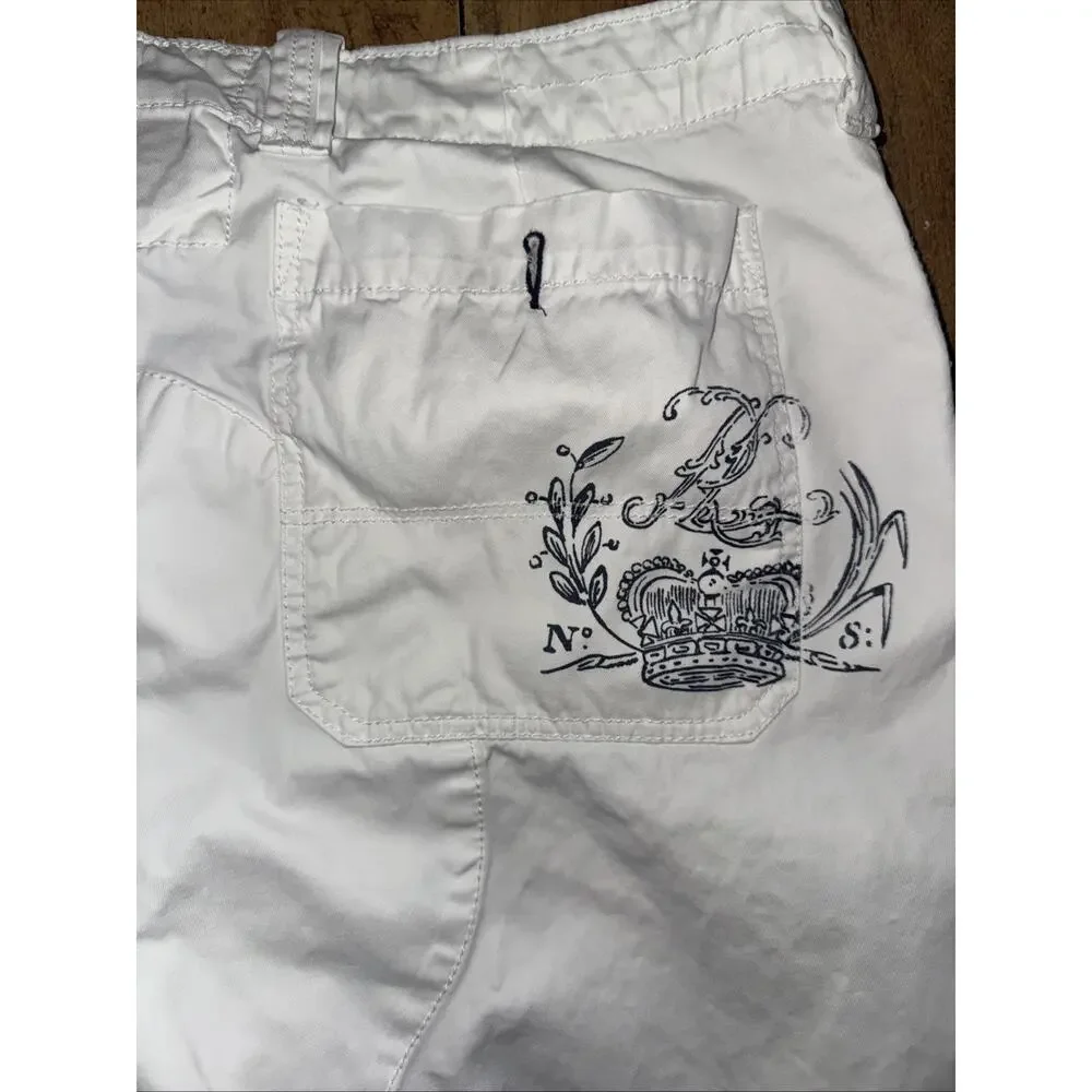Polo Ralph Lauren Pants White 38x30 Y2K Vintage Streetwear Hip-Hop